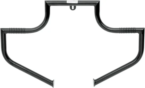 Vista 2 de LINDBY BL110-1 Barra de carretera delantera negra brillante (para Harley-Davidson Flst Softail 2000-2016)