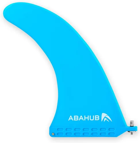 Vista 9 de Abahub Aleta central única SUP de 9/10 pulgadas con 1 tornillo de aleta sin herramienta, aletas de repuesto de SUP reforzadas con fibra de vidrio