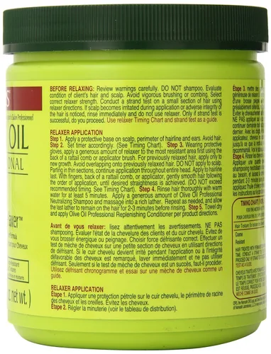 Vista 2 de ORS Aceite de oliva profesional crema relajante extra fuerte 18.75 onzas (1)