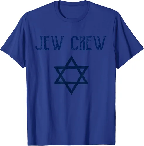 Vista 27 de Camiseta Jew Crew Jewish Star, gris, S