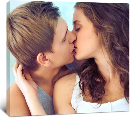 Vista 7 de Impresiones en lienzo personalizadas con tus fotos, imágenes personalizadas sobre lienzo, arte de pared para dormitorio, sala de estar, boda, bebé