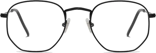 Vista 9 de SOJOS Small Blue Light Blocking Glasses Hexagonal Eyeglasses Frame Anti Blue Ray Glasses One and Only SJ5036