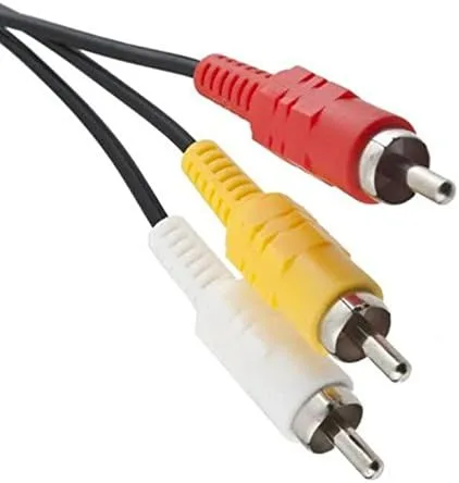 Vista 4 de RGEEK Cable AV PS2 PS3, cable compuesto AV a RCA para Sony Playstation 2 PS2 PS3 (6 pies)