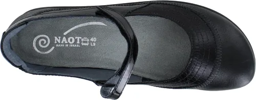 Vista 4 de NAOT Calzado Kirei Maryjane para mujer con plantilla de corcho y arco comodidad y apoyo - Ligero y perfecto para viajar - Plantilla extraíble, Gris