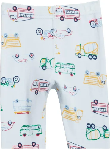 Vista 6 de Moon and Back Conjunto de pijama de manga larga de algodón orgánico para bebé, 2