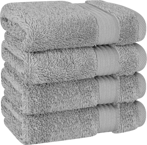 Vista 99 de Cotton Paradise Juego de 2 toallas turcas de 100 % algodón, suaves, absorbentes, de secado rápido, juego de 2 toallas de baño de 35 x 70 pulgadas
