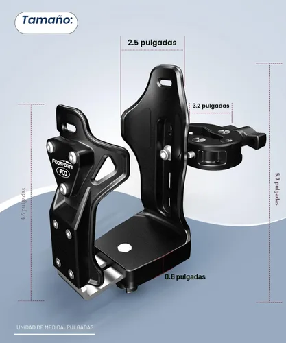 Vista 9 de FODSPORTS Portavasos para motocicleta, ATV, soporte mejorado para bebidas de motocicleta con abrazadera de metal de 0.5 a 1.57 pulgadas, soporte