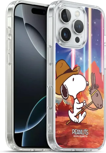 Vista 55 de Head Case Designs Funda de gel con licencia oficial de Peanuts Nebula Cactus Needles Snoopy Space Cowboy [protección de grado militar] compatible
