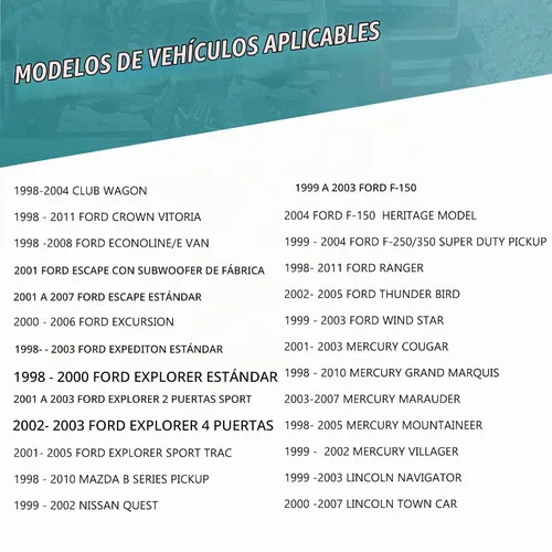 Vista 4 de Arnés de cableado de radio estéreo BASIKER para Ford 1998-2009