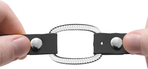 Vista 3 de Educator Mini collar de perro con doble bungee para perros pequeños, bioano, impermeable, a prueba de olor, hebilla de metal y anillo en D con dos