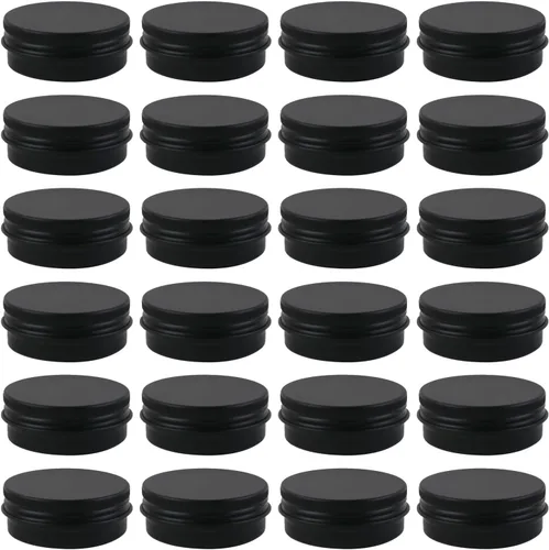 Vista 12 de 24 latas de aluminio vacías con tapas de 1 oz Champagne Gold Champán