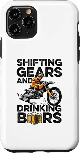 Vista 10 de Funda para moto de motocross para iPhone 15 y cerveza para motocross