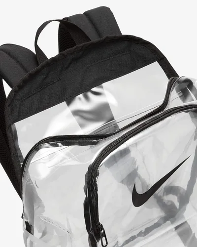 Vista 4 de Nike Brasilia - Mochila de entrenamiento transparente ClaroNegro