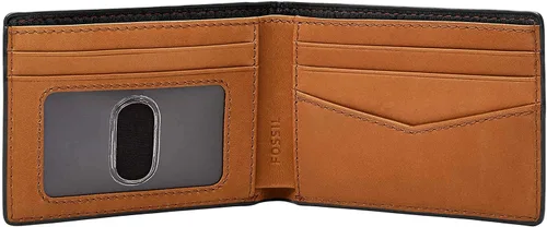 Vista 30 de Fossil Cartera Anderson de piel delgada y minimalista con bolsillo frontal plegable para hombre