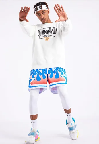 Vista 6 de BOOMLEMON Pantalones cortos de baloncesto para hombre, pantalones cortos deportivos de entrenamiento casual con estampado gráfico de malla