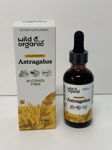 Vista 13 de Gotas de extracto de astrágalo orgánico USDA - Suplemento de apoyo