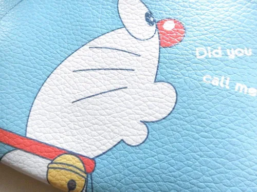 Vista 4 de Doraemon - Cartera rectangular de PVC, monedero, accesorios de anime japonés
