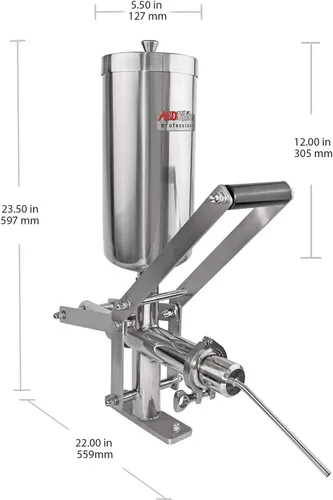 Vista 2 de ALDKitchen Churro Maker Gun Máquina para hacer donas españolas (pistola de llenado de churro)