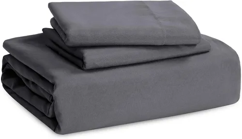 Vista 304 de Bedsure Juego de funda de edredón, tamaño individual, suave y prelavado, blanco, 2 piezas, 1 funda de edredón de 68 x 90 pulgadas, cierre