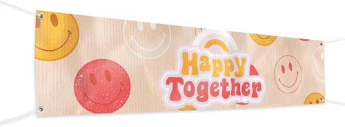 Vista 55 de Cartel de baby shower para uso en interiores y exteriores de 4 x 1 pies, pancarta grande personalizada y letreros con cuerda para colgar, telón