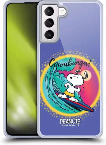 Vista 120 de Head Case Designs Officially Licensed Peanuts Beach Surf Snoopy Boardwalk Airbrush Gel Case [Military Grade Protection] Compatible with Google Pixel