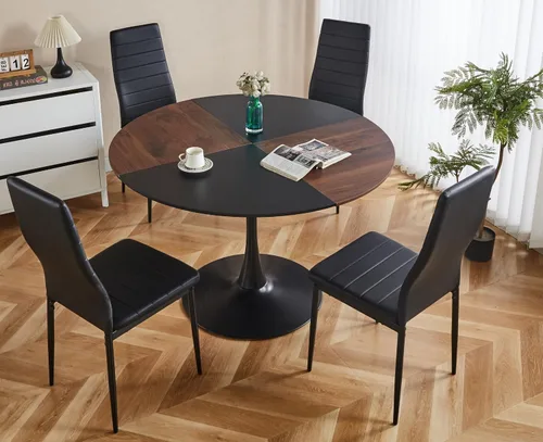 Vista 4 de 47.2INCH Round Dining Table,Office Table,Coffee Table,120X120X74CM