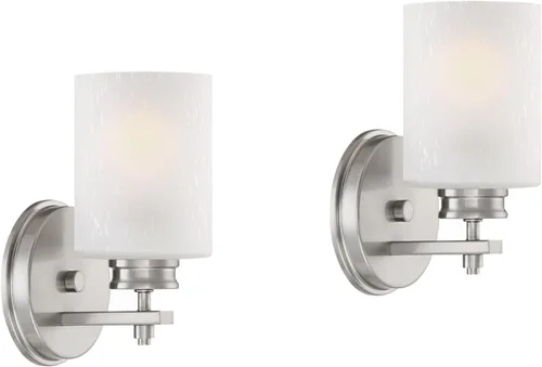 Vista 11 de Kira Home Phoebe - Aplique de pared industrial moderno de 8 pulgadas para Bronce aceitado