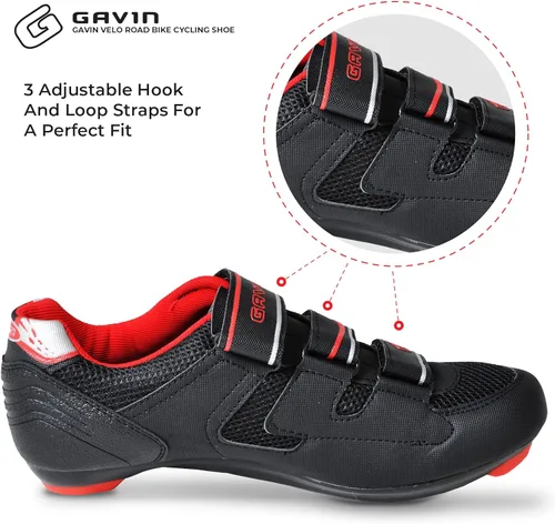 Vista 3 de Gavin Velo Road Bike - Tenis de ciclismo
