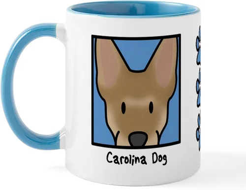 Vista 35 de CafePress Taza de café de cerámica Anime American Eskimo de 11 oz (11.0 fl oz)