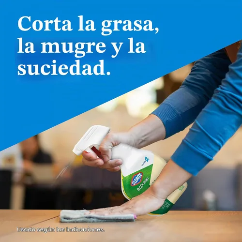 Vista 2 de CloroxPro Clorox EcoClean Limpiador multipropósito en aerosol, botella de 32 onzas líquidas, paquete de 9