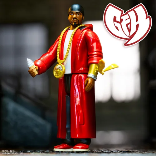 Vista 4 de Super7 Ghostface Killah Toney Starks Figura de Reacción – Figura de Acción Ghostface Killah de 3.75" con Accesorios Coleccionables de Hip Hop