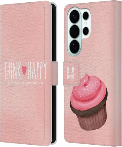 Vista 363 de Head Case Designs Assortment Cupcakes Happiness Leather Wallet Case Compatible with Samsung Galaxy A07 4G Surtido