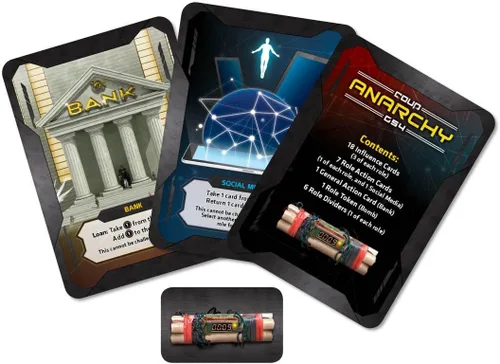 Vista 4 de Coup: Rebelión G54 - Expansión de Juego de Cartas de Anarquía – Añade Nuevos Roles y Acciones – 3-6 Jugadores Edades 14+ – Juego de Estrategia