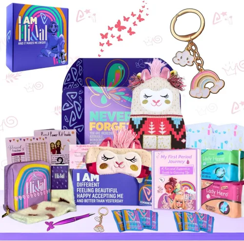 Vista 11 de Primer Kit de Período Regalo para Niñas de 9-12 años - Kit de Inicio de Período para Preadolescentes de 10-12 años - Esenciales de Emergencia