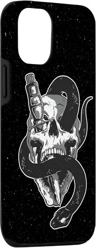 Vista 3 de iPhone 15 Skull Graphic Goth Gifts Pretty Gothic Funda básica para teléfono celular