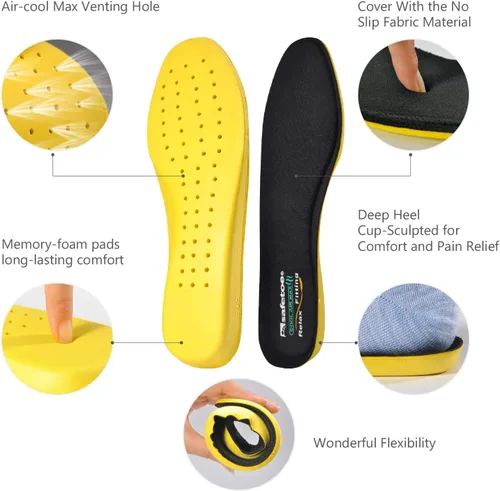 Vista 5 de Botas tácticas militares para hombre de 8 pulgadas con punta de acero, botas de seguridad para el trabajo con cremallera lateral, botas de combate