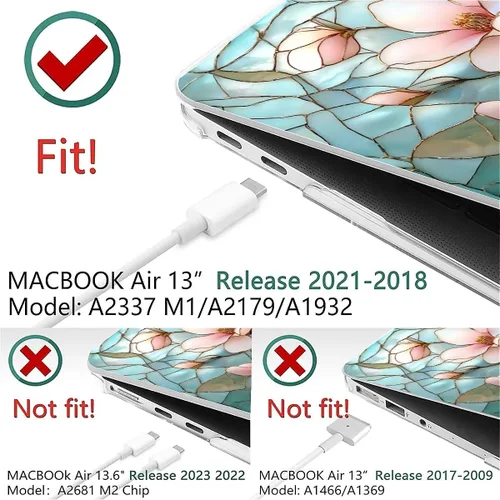 Vista 14 de Funda para computadora MacBook Pro de 13 pulgadas, modelo A1425/A1502, modelo A1425/A1502, diseño de primera calidad, funda rígida para laptop 3D 3D