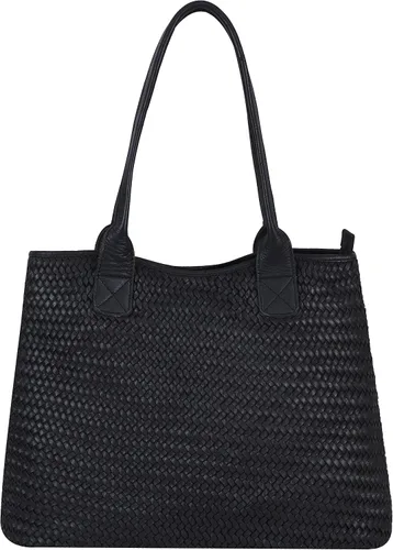 Vista 7 de ANTONIO VALERIA Regalo para el día de la madre Alice trenzado bolso de cuero lavado para las mujeres