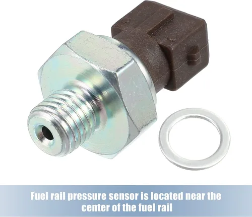 Vista 5 de X AUTOHAUX Reemplazo del sensor de presión del carril de combustible para BMW 328i 335i 535i 640i X3 X5 12618611273 12611710509