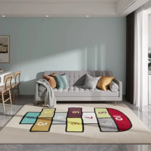Vista 9 de Tapetes calefactables, alfombra de calefacción eléctrica extraíble y lavable, temporizador de 12 horas, calentadores de espacio de ahorro de energía