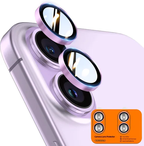 Vista 14 de TOCOL Protector de lente de cámara para iPhone 13 / iPhone 13 Mini vidrio templado HD individual resistente a los arañazos, accesorios compatibles