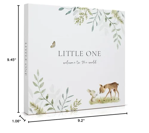 Vista 10 de Libro de recuerdos para bebés para niños y niñas – Álbum de fotos atemporal para bebés de los primeros 5 años – Diario álbum de recortes de género