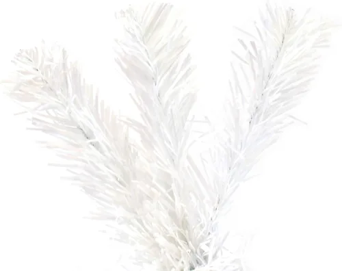 Vista 2 de Perfect Holiday Árbol de Navidad, 8 pies, PVC blanco cristal