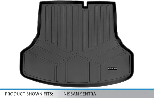 Vista 3 de SMARTLINER Tapete de suelo para maletero de carga para todo tipo de clima, compatible con Nissan Sentra 2013-2013