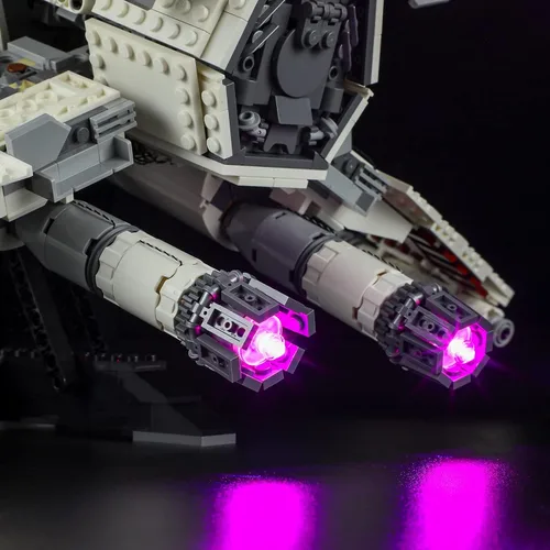 Vista 7 de Kit de iluminación LED Briksmax para LEGO-75355 X-Wing Starfighter – Compatible con modelo de bloques de construcción Lego Star Wars – no incluye