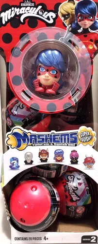 Vista 2 de Mash'Ems Miraculous - Serie 2 - Los estilos pueden variar el juego de 2 bolas ciegas