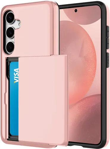 Vista 107 de Funda tipo cartera para Samsung Galaxy S22 con ranura para 2 tarjetas de crédito Funda a prueba de golpes Hybrid Heavy Duty Protection Armor Funda