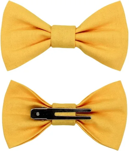 Vista 37 de Handmade Pre-Tied Clip on Bow Tie for Baby to Young Boy