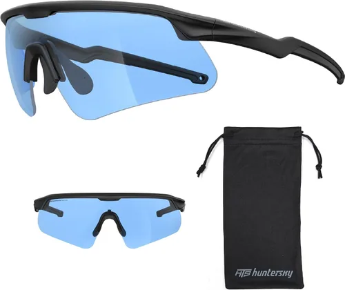 Vista 8 de HTS HUNTERSKY Gafas de Protección Ocular Antiniebla Deportivas de Seguridad para Mujeres y Hombres para Correr, Ciclismo, Conducción, Pickleball