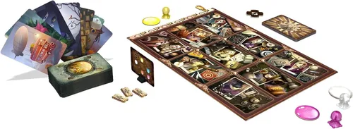 Vista 5 de Asmodee Juego de mesa Mysterium Park: descubre secretos oscuros en un encantador escenario de carnaval, misterio cooperativo para niños y adultos, a